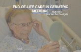 END-OF-LIFE CARE IN GERIATRIC MEDICINE Ruth Piers Nele Van ...Secure Site geriatrie.be/media/2020/01/VAN-DEN... · N= 202 N=242 PPV NPV 89,3% 86,8% 7 missings on survival status 7