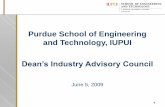 Purdue School of Engineering and Technology, IUPUIet.engr.iupui.edu/infofor/industry/diac/_documents/2009/DIAC6-5-2009... · 05/06/2009  · by multi-year grant for TASI. Data from