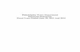 Philadelphia Water Department Financial Statements Fiscal ...management’s examination and analysis of the Water Department’s financial condition and performance. Summary financial