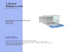 Analytical balances XA/2X series - Radwag User manual no.: LMI-35-12/07/14/A. Analytical balances XA/2X