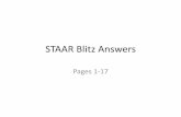 STAAR Blitz Answers - marshallhistory · 2012. 4. 25. · •Soil – Rocky soil •Resources •Industries - Shipbuilding, fishing, trade . ... Quartering Act •Forced the colonists