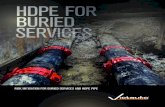 HDPE FOR BURIED SERVICES - Mechanical Pipe Joining ......Styles 904, 905, 907, W907, and 908 mechanical couplings for joining High Density Polyethylene (HDPE) pipe are suitable for