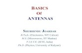 BASICS Of ANTENNASgmrt.ncra.tifr.res.in/~joardar/lecHtmlPages/lectures/01-Basics of... · The antenna shows an impedance at its input terminals consisting of a resistive and a reactive