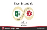 Excel Essentials - California State University, NorthridgeWhen using Excel keep in mind that a user of assistive technology is going to be navigating by cell, therefore it's important