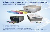 H QUALITY NEW BUILD COLOR TONER - Katun...Media Sciences — Quality, Value, and a Choice For Use In Printer Model Description OEM # MSI # Page Yield** CYAN High Capacity Toner Cartridge