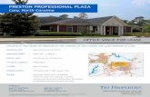PRESTON PROFESSIONAL PLAZA - LoopNet...FIRST (1ST) FLOOR OFFICE SPACE 4901 Glenwood Avenue, Raleigh FOR LEASE Capital Bank Building 1003 High House Road, Cary PRESTON PROFESSIONAL