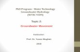 PhD Program Water Technology Groundwater Hydrology (WTEC …site.iugaza.edu.ps/ymogheir/files/2018/09/WTEC9309-Topic... · 2018. 11. 4. · A field sample of an unconfined aquifer