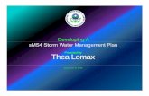 by Thea Lomax · TRAINING GOAL To provide information that helps regulated sMS4ssMS4s develop their Storm Water develop their Storm Water Management Program (SWMP), in accordance