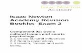 Isaac Newton Academy Revision Booklet- Exam 2 2 revision... · Advantages of sponsorship Disadvantages of sponsorship For the sponsor Increased publicity, status increased by being