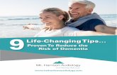 Proven To Reduce the Risk of Dementia - Mt. Harrison Audiology€¦ · Life-Changing Tips... Proven To Reduce the Risk of Dementia. Welcome Letter from Dr. Christine Pickup, Au.D.