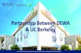 Partnership Between DEWA & UC Berkeley · The DEWA Institute Masters Program will closely mirror UC Berkeley’s MEng curriculum and is designed with the express intent to deliver