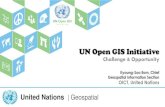 UN Open GIS Initiative - unescap.org. UN Open GIS Initiative... · UN Geospatial Operations Geospatial information and services to the United Nations mandates and operations including