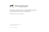 Ruckus Wireless™ ZoneDirector™ Command Line InterfaceThe Ruckus Wireless ZoneDirector command line interface (CLI) is a software tool that enables you to configure and manage ZoneDi