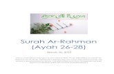Surah Ar Rahman (Ayah 26 28 - SISTERSNOTES...2013/03/16  · Surah Ar-Rahman (Ayah 26-28)!March!16,2013!! [This&is&a&transcript&of&a&lecture&given&by&Sister&Eman&al&Obaid.&We&ask&Allah&subhana&wa&ta’ala&for&His