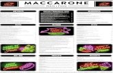 Adobe Photoshop PDF - Maccarone Roma · COSTOLETTE DI MAIALE IN SALSA BBQ PICCANTE Roasted pork ribs in spicy BBQ sauce ARROSTICINO DI FIOCCHI DI POLLO CON SENAPE E MELE (Il) Chicken