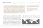 Mayaro Virus Disease - Medcravemedcraveonline.com/JHVRV/JHVRV-01-00018.pdf · 2018. 6. 2. · arthralgia, myalgia, rash or hemorrhagic fever [9,10]. The absence of specific systemic