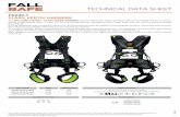 TECHNICAL DATA SHEET - fallsafe-online.com€¦ · The FALL SAFE® FS240-1 - FLASH VERTIX HARNESS, was developed for ladder climbers. With 2 front ladder loops, its design allows