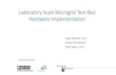 Laboratory Scale Microgrid Test-Bed Hardware Implementation · 2015. 4. 21. · Compliance of Test Bed to IEEE 1547 Four Features are realized: • Voltage and Frequency Control •