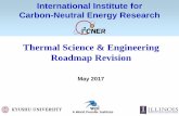 Thermal Science & Engineering Roadmap Revisioni2cner.kyushu-u.ac.jp/upload_file/editor_files/Division-Road-Map-2017… · TP-2: New refrigerants • Development of equation of state