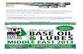 Attend The Second Middle East Base ... Base Oil...BPCL Group II+ Product Price ex Mumbai Rs./Ltr Diff Prev Mth USD/MT Change Density MAK Base N 65 63.55 NC 1377 54 0.843 MAKBase N