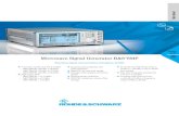 Microwave Signal Generator R&S SMP · 2019. 3. 24. · 2 Microwave Signal Generator ¸SMP Microwave signals in the range from 10 MHz to 40 GHz The basic models of the ¸SMP cover