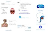 County Durham and Darlington - Home · Web viewInformation Leaflet Causes of Dysarthria Dysarthria is caused by changes to the muscles used in the in the production of speech. Common