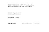 2007 IEEE 65th Vehicular Technology Conferencetoc.proceedings.com/01782webtoc.pdf · 2007 IEEE 65th Vehicular Technology Conference 22-25 April 2007 Dublin, Ireland Volume 1 of 6