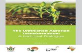 Agrarian Dialogue report · 2020. 8. 22. · Agrarian Transformation: A National Dialogue” on 26th September 2018, Rainbow Towers, Harare. The initiative, aimed at promoting dialogue