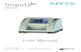 Impala - LifeKit by MTTS · 2020. 6. 10. · Impala ventilator is an invasive mechanical ventilator with 8 ventilation modes AC-VCV, AC-PCV, SIMV-VC, SIMV-PV, VCV/ PS, PCV/PS, CPAP,