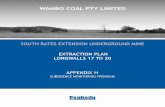 WAMBO COAL PTY LIMITED - Peabody Energy · Subsidence Monitoring Program – South Bates Extension Underground Mine Longwalls 17-20 SMP LW17-20 Rev A April 2018 Page 4 This program