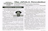 APALA The AP ALA Newsletter€¦ · people who can function well in a multiethnic society, ... Augusto V. Consing My name is Augusto V. Consing. I am a Spectrum Initiative Scholar