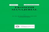 MODUL ISBN: 978 EKONOMI MANAJERIAL€¦ · Ekonomi manajerial adalah pengetahuan yang menunjukkan adanya aplikasi teori ekonomi dan analisis pengetahuan pengambilan keputusan yang