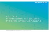 Principles of public health interventions · Principles of public health interventions to support injury recovery and return to productivity: a rapid review An Evidence Check rapid
