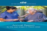 Annual Report - CHT...6 | CHT Annual Report The Care and Support Workers (Pay Equity) Settlement Act 2017, prescribes rates of pay for healthcare assistants and activities coordinators