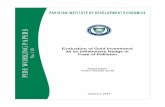 PAKISTAN INSTITUTE OF DEVELOPMENT ECONOMICS Paper/WorkingPaper-118.pdf · Gold retains a strong cultural and traditional meaning since the ancient times. In Pakistan, it is one of