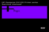 HP Designjet Z6100 Printer series - CHEAP SERVICE MANUALScheapservicemanuals.net/samples/HP_Designjet_Z6100_sample.pdf · • HP Designjet Z6100 42-inch Printer (Model Q6651A) •