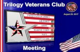 TVC Briefing Slides€¦ · cash @6/30/2017 income: dues donations bricks fund raising coins shirts/hats vet lunches veteran awards total income expenses: bricks shirts/hats
