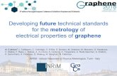 Developing future technical standards electrical properties of ...phantomsfoundation.com/.../Graphene2018_Cultrera.pdfMail to < a.cultrera@inrim.it > Find more info and the publishable