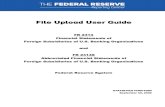 File Upload User Guide - FRB Services · File Upload User Guide FR 2314 Financial Statements of Foreign Subsidiaries of U.S. Banking Organizations and ... The identifying label for