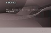 Regulation & Service Information Manual1 Regulation(English) FCC Notice FCC Class B Radio Frequency Interference Statement WARNING: (FOR FCC CERTIFIED MODELS) NOTE: This equipment