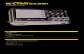 DIGITAL STORAGE OSCILLOSCOPE...The oscilloscope has a totally new ultrathin appearance design, and is small in size and more portable. A 7-inch widescreen color TFT LCD displays clear,