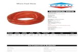 Micro Fuel Hose - Lowes Holidaypdf.lowes.com/installationguides/091712018520_install.pdf · Micro Fuel Hose DESCRIPTION: Extremely flexible and resiliant RESISTANCE: Weathering Tearing