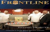 OLUME VIII/ ISSUE II · 2017. 5. 30. · FRONTLINE A Publication of the NYC Sergeants Benevolent Association Ed Mullins, President Produced by REM Multi Communications, LLC Robert