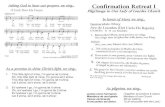 Confirmation Retreat I...ahora y siempre, por los siglos de los siglos. Title Confirmation procession booklet Luminous Author Rachel Created Date 10/19/2013 3:38:19 AM Keywords ()