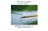 GMAT Practice Questions ... GMAT Critical Reasoning Practice Questions Question 1 In Los Angeles, a