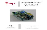 3VFMAC-DSP Frequency Converter · 3VFMAC-DSP FREQUENCY CONVERTER V0.2 MAR.04 Page 1 3VFMAC-DSP_UK Provisional VERY IMPORTANT: This document is provisional and includes partial information