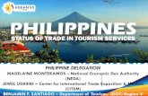 PHILIPPINES...Filipino nationals in tourism-related enterprises • Support the establishment of Tourism Enterprise Zone (TEZs) 5 Classifications of TEZ: 1.Cultural Heritage Tourism
