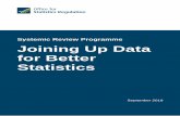 Joing Up Data for Better Statistics...Scotland is joining-up data from multiple sources to inform its strategy to reduce deaths from cardiac arrest, including guiding decisions about