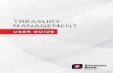 TREASURY MANAGEMENT · view Stop Payment instructions that require approval, to enter Loan Payments and Transfer Funds between your accounts. • The Favorite Reports widget allows