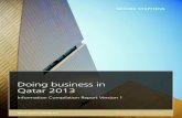 Doing business in Qatar 2013...Information compiled by Access W.L.L Qatar – Member firm of Moore Stephens International Limited 4 artificially low 1.0% of GDP in 2009 (due to the